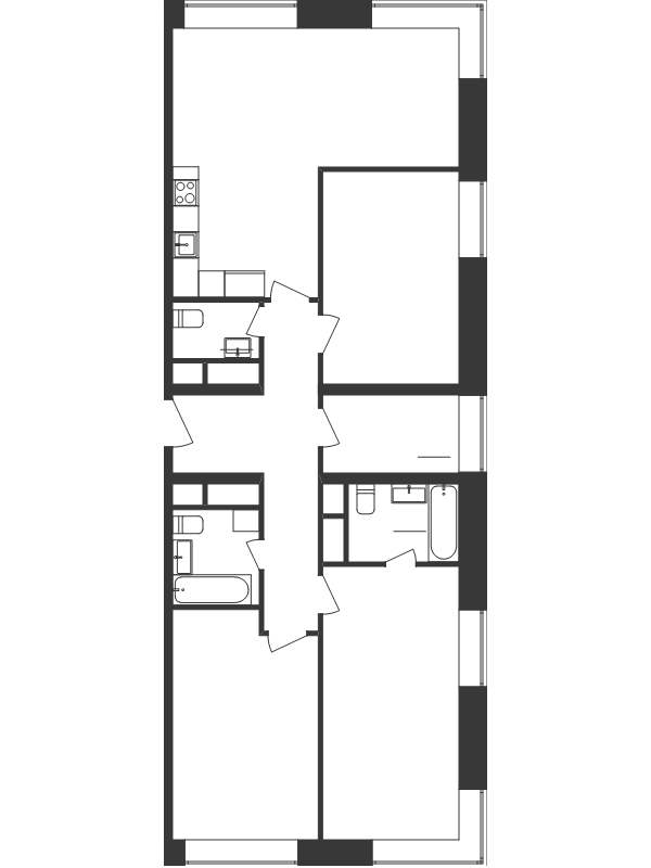 4 ккв (Евро) 114,7 м²