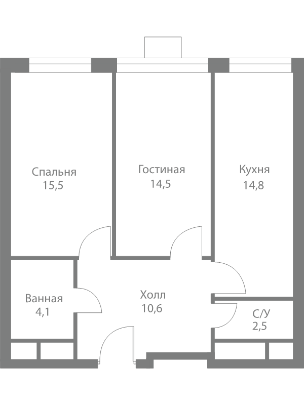 2 ккв 62 м²