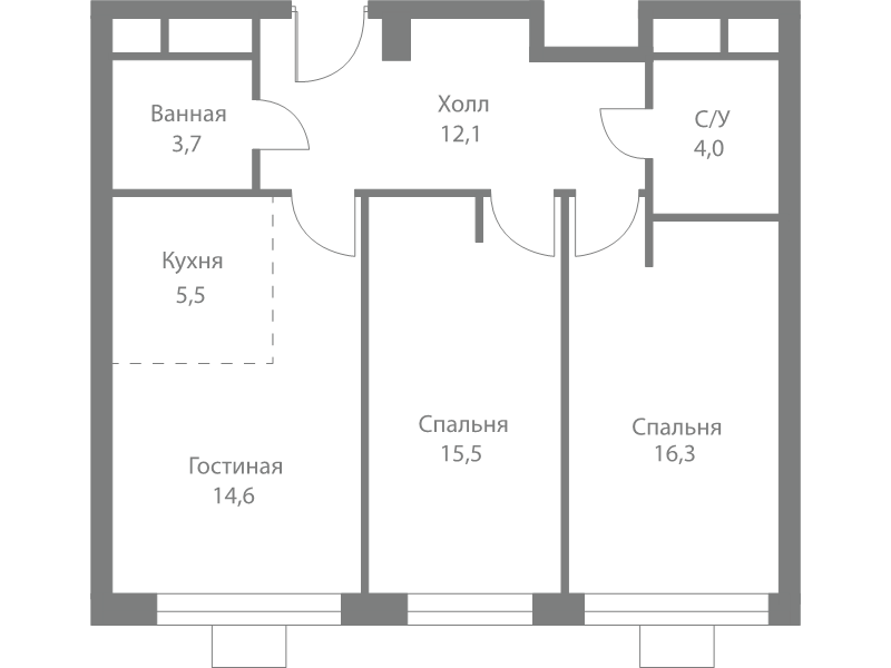 3 ккв (Евро)