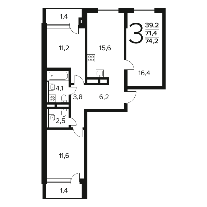 4 ккв (Евро)