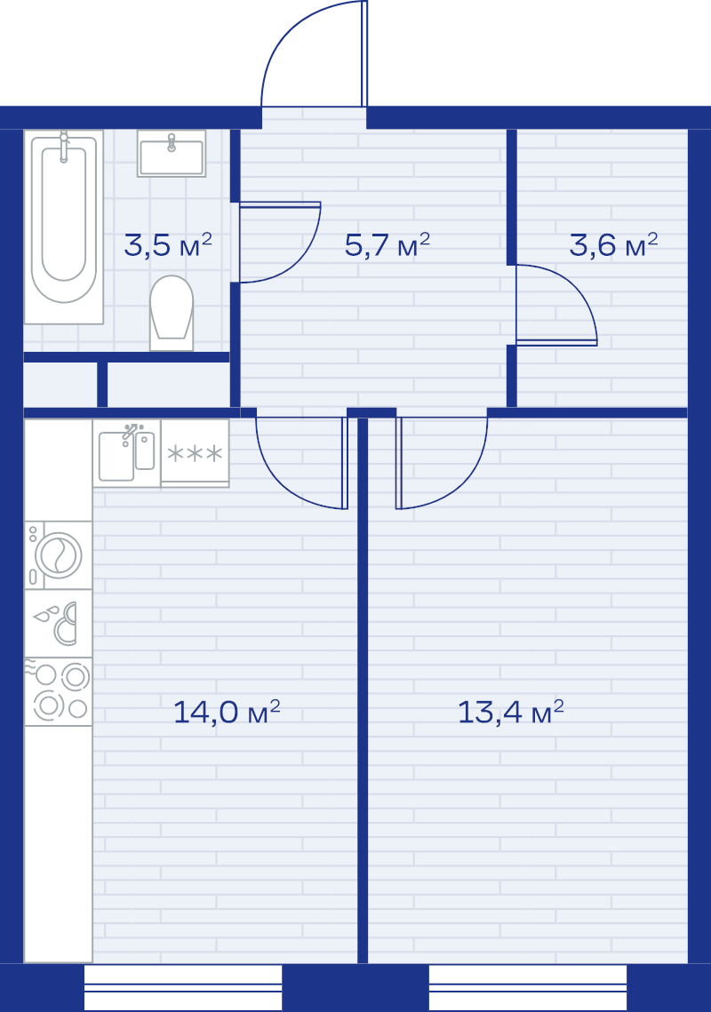 1 ккв 40,2 м²