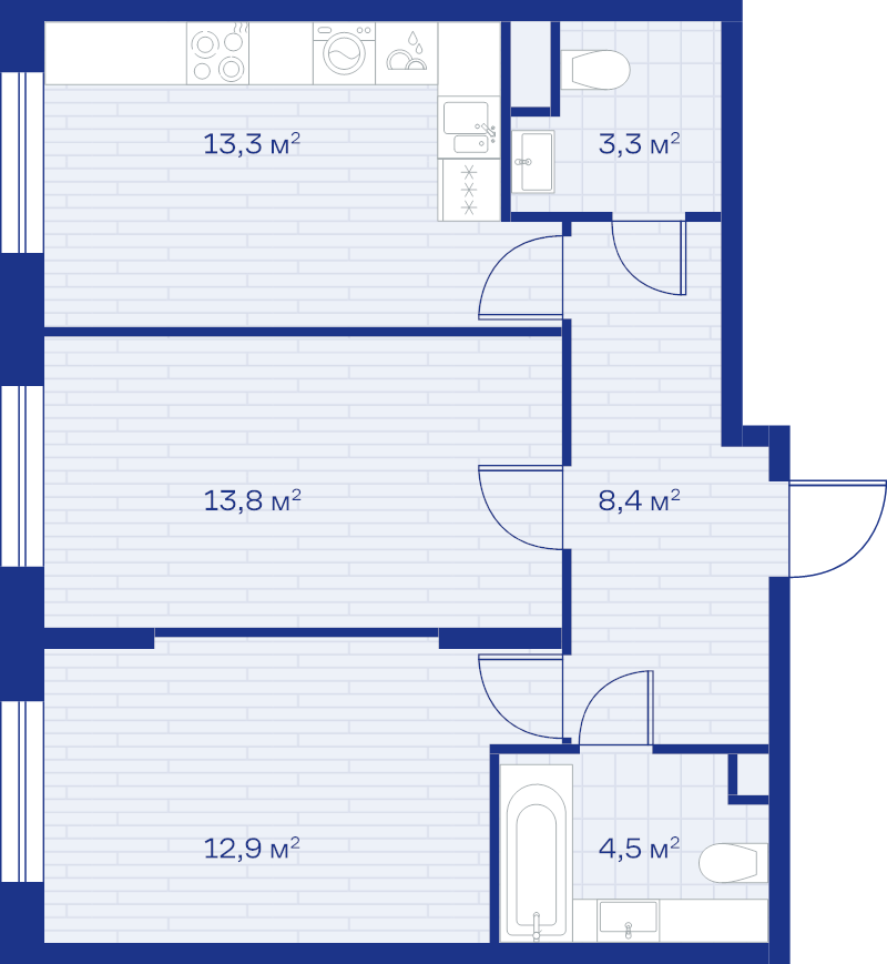 2 ккв 56,2 м²