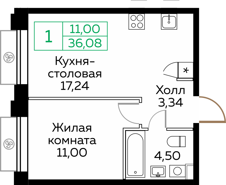 2 ккв (Евро)