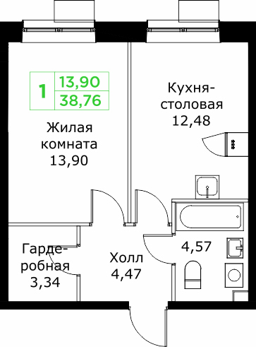 1 ккв