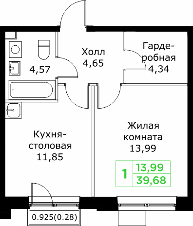 1 ккв