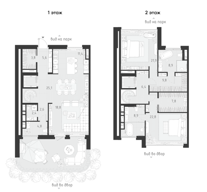 3 ккв (Евро) 161 м²