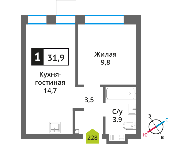 1 ккв