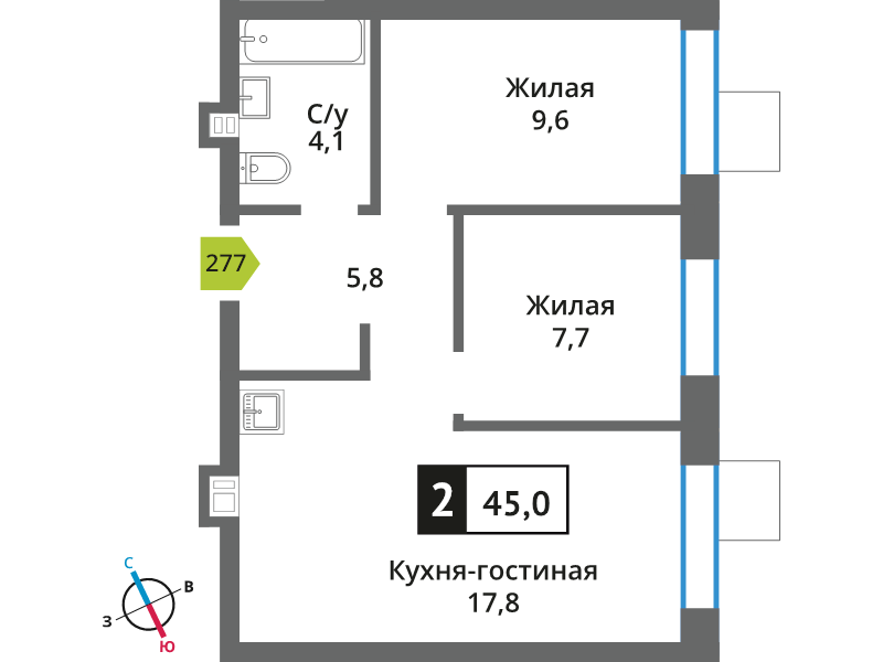 3 ккв (Евро)