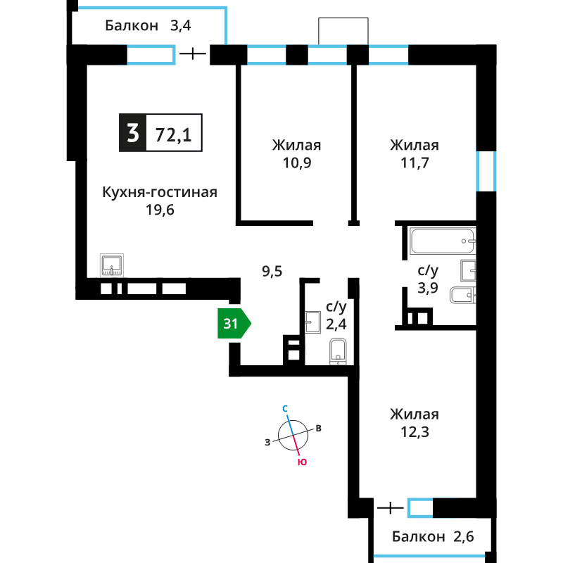 4 ккв (Евро)