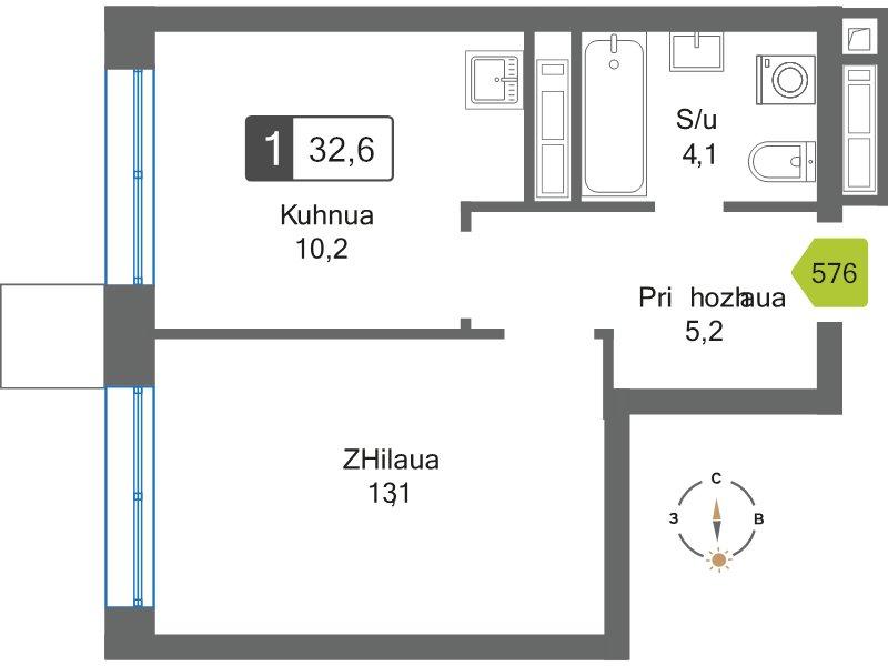 1 ккв