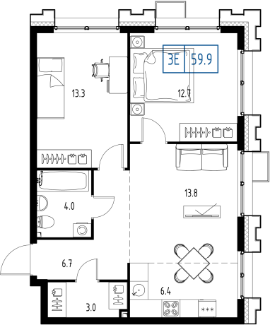 3 ккв (Евро)