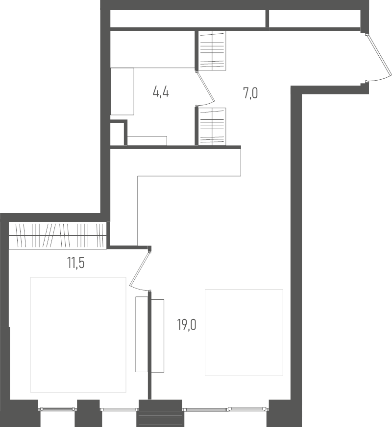 2 ккв (Евро) 41,9 м²