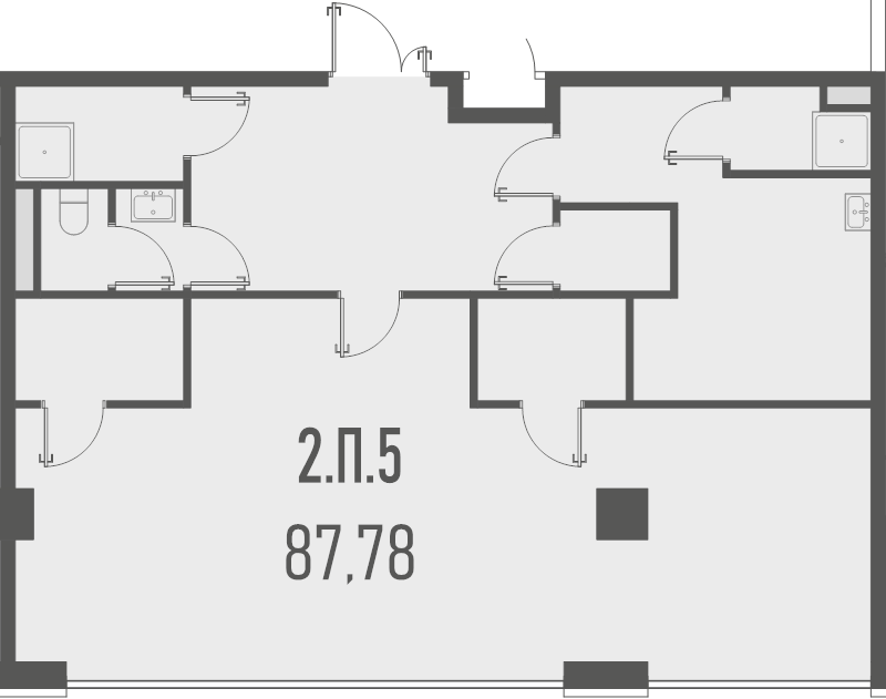 К. пом 87,8 м²