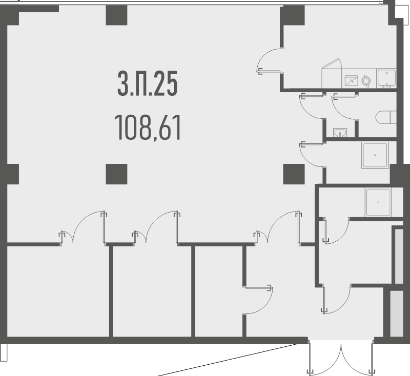 К. пом 108,6 м²