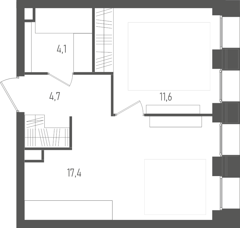 2 ккв (Евро) 37,8 м²