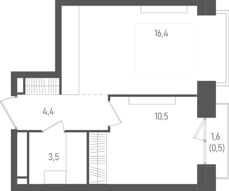 2 ккв (Евро) 35,3 м²