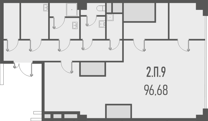 К. пом 96,7 м²