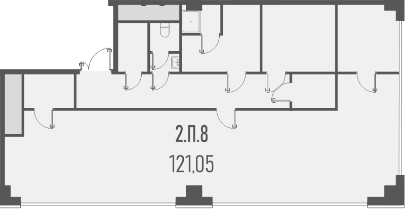 К. пом 121,1 м²