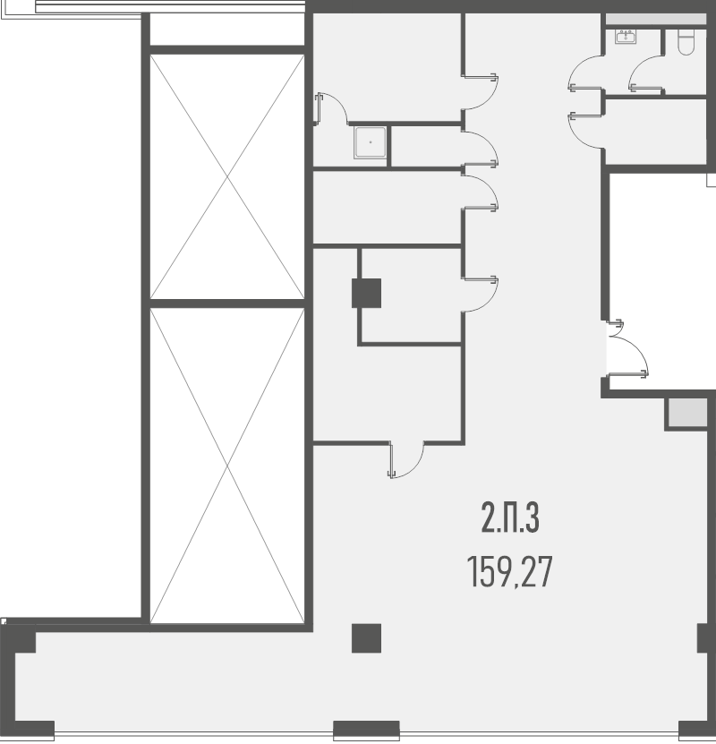 К. пом 159,3 м²