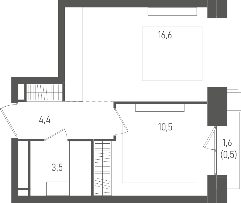 2 ккв (Евро) 35,5 м²