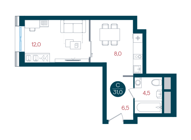 2 ккв 49 м²