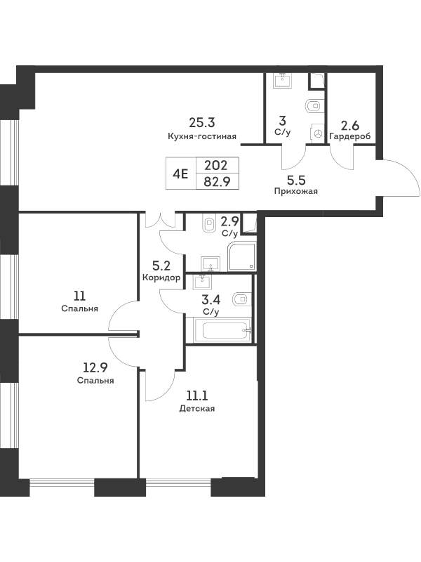 4 ккв (Евро)