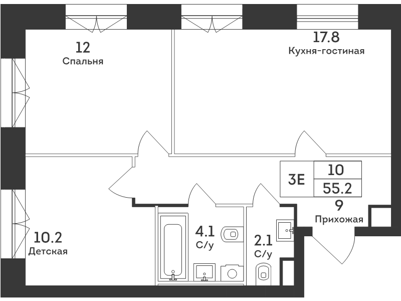 3 ккв (Евро)