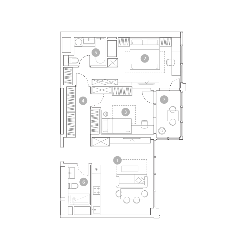 3 ккв (Евро) 72 м²