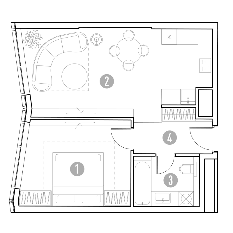 2 ккв (Евро) 48,7 м²