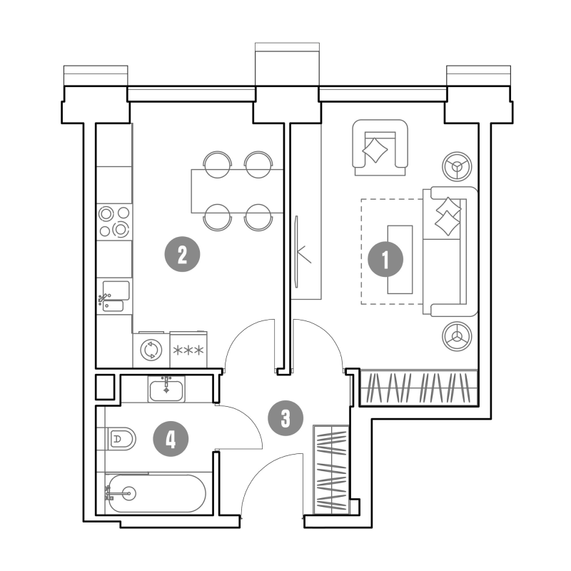 1 ккв 36,1 м²