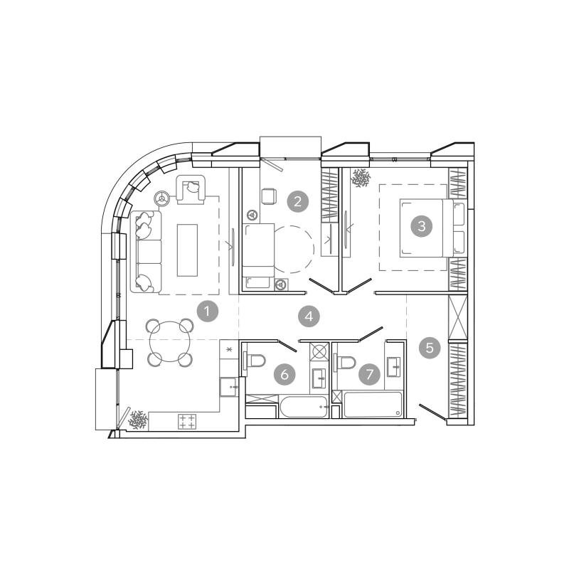 3 ккв (Евро) 78,5 м²