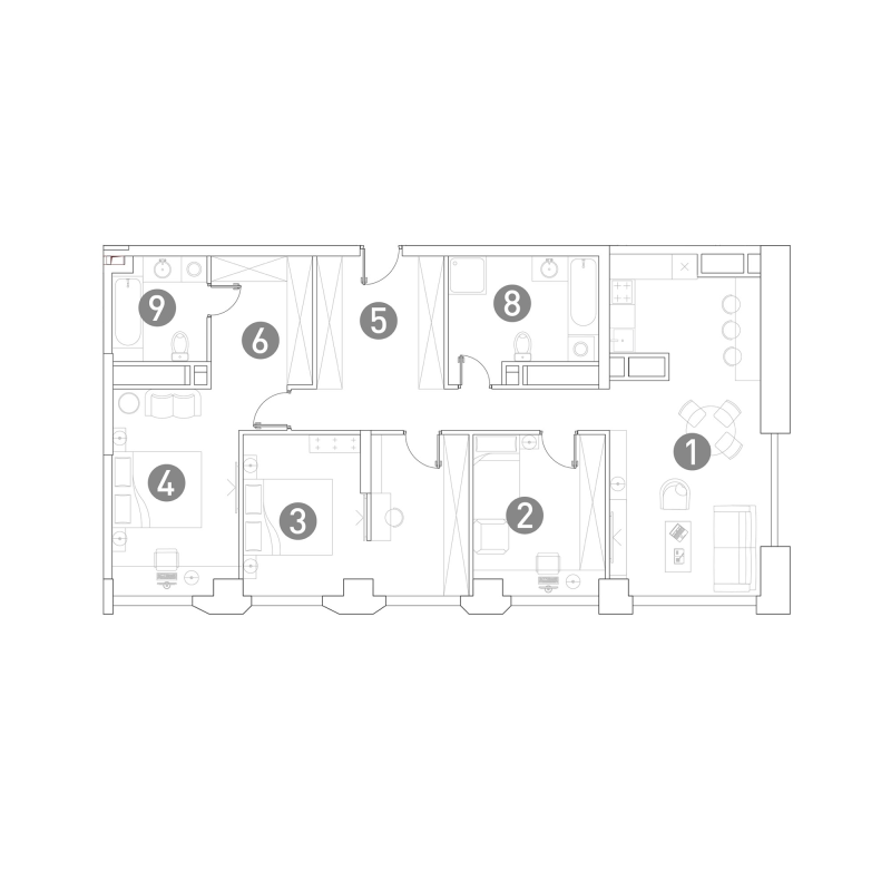 4 ккв (Евро) 113,5 м²