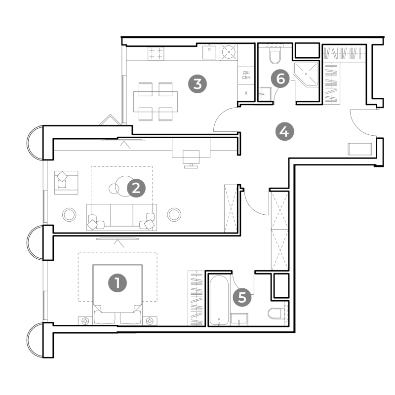2 ккв 77,8 м²