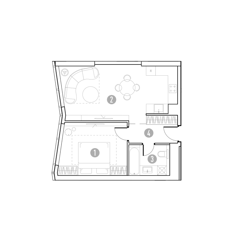 2 ккв (Евро) 48,8 м²