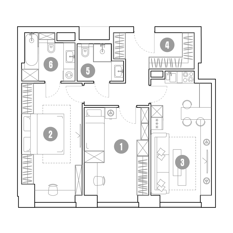 2 ккв 70,5 м²