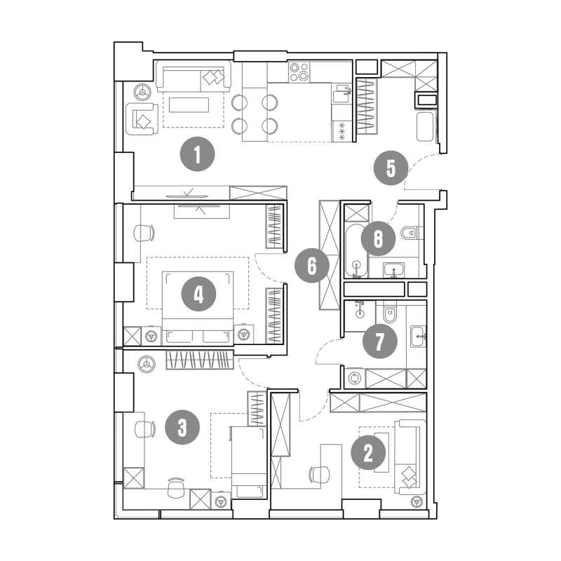 4 ккв (Евро) 100 м²