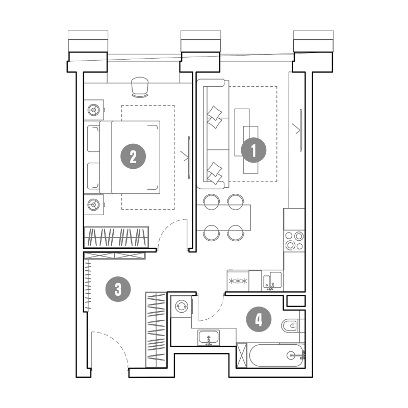 2 ккв (Евро) 48,5 м²
