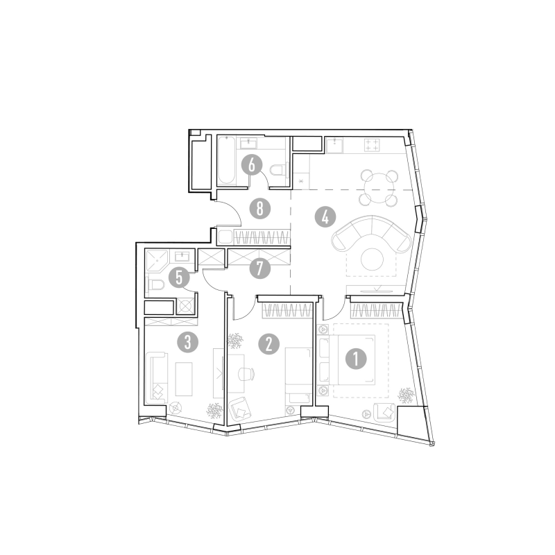 4 ккв (Евро) 82,3 м²