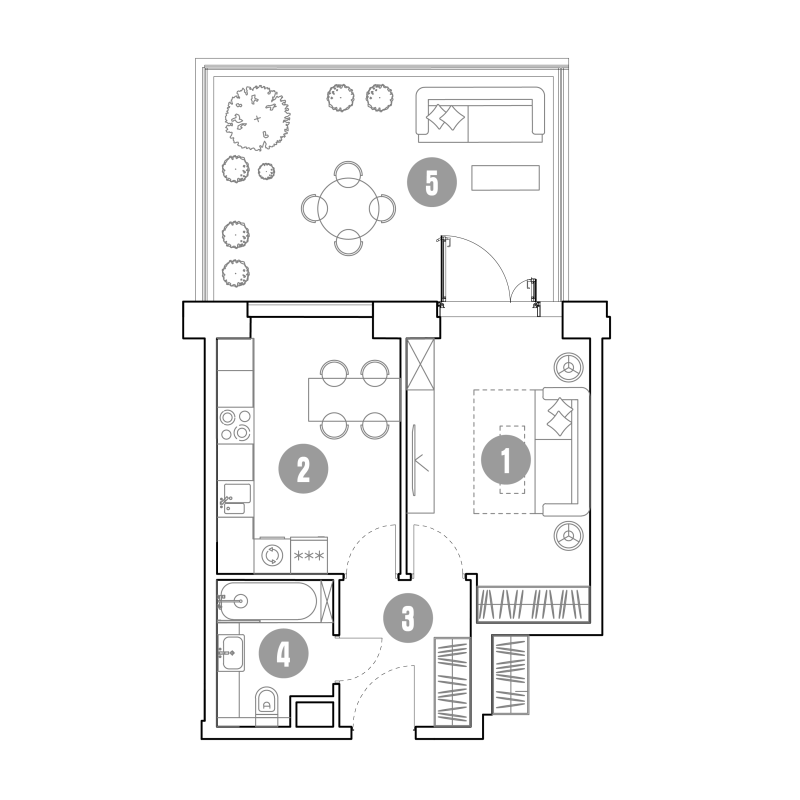 1 ккв 55,7 м²