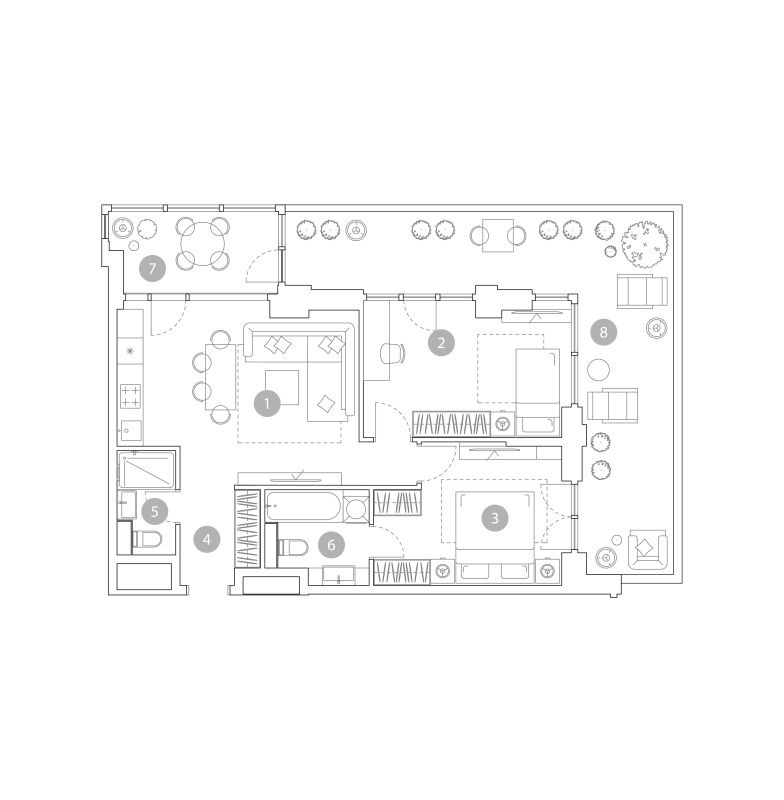 3 ккв (Евро) 75,8 м²