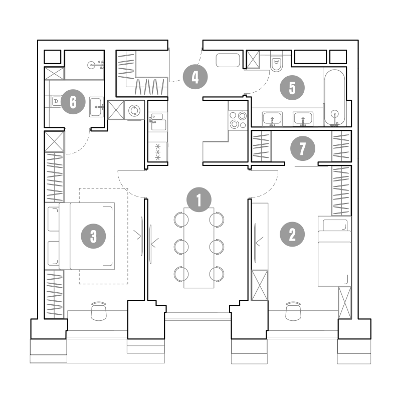 3 ккв (Евро) 69,1 м²
