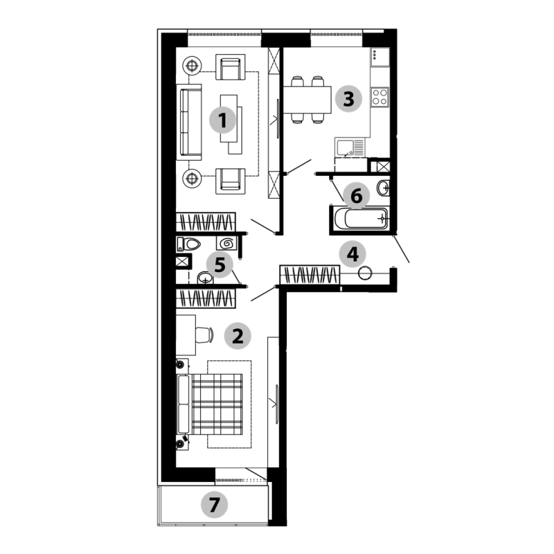 2 ккв 60,2 м²