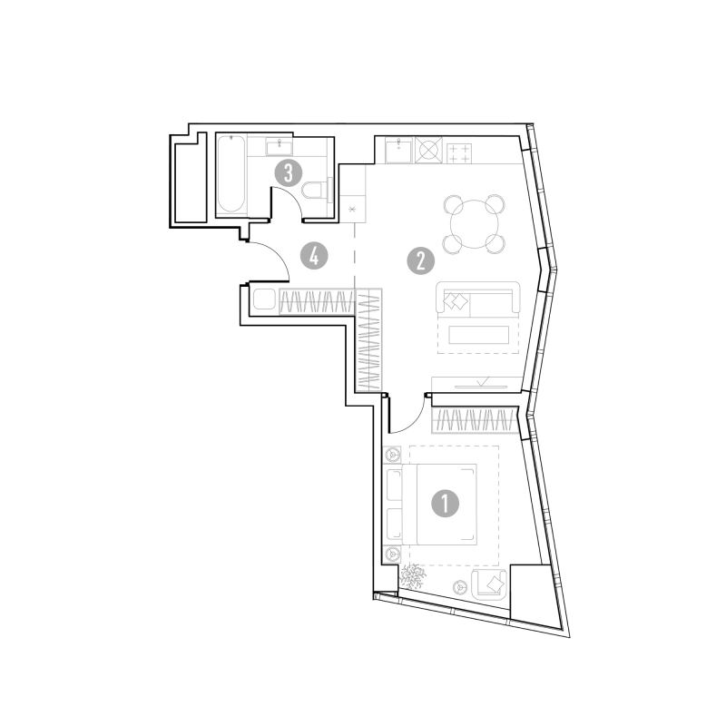 2 ккв (Евро) 46,5 м²