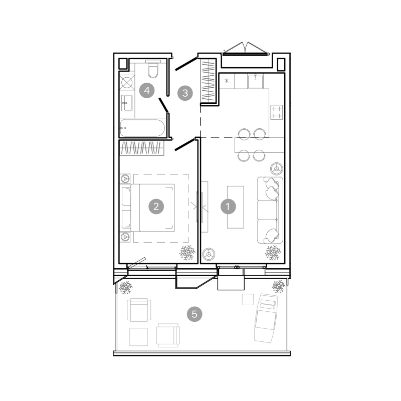 2 ккв (Евро) 50,8 м²