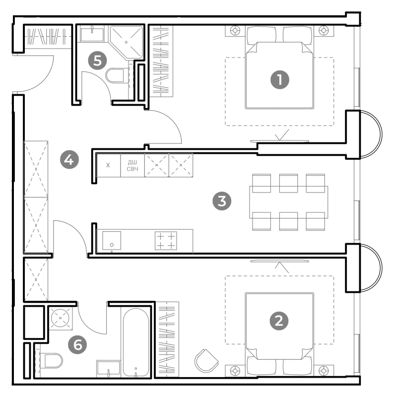 2 ккв 67,9 м²