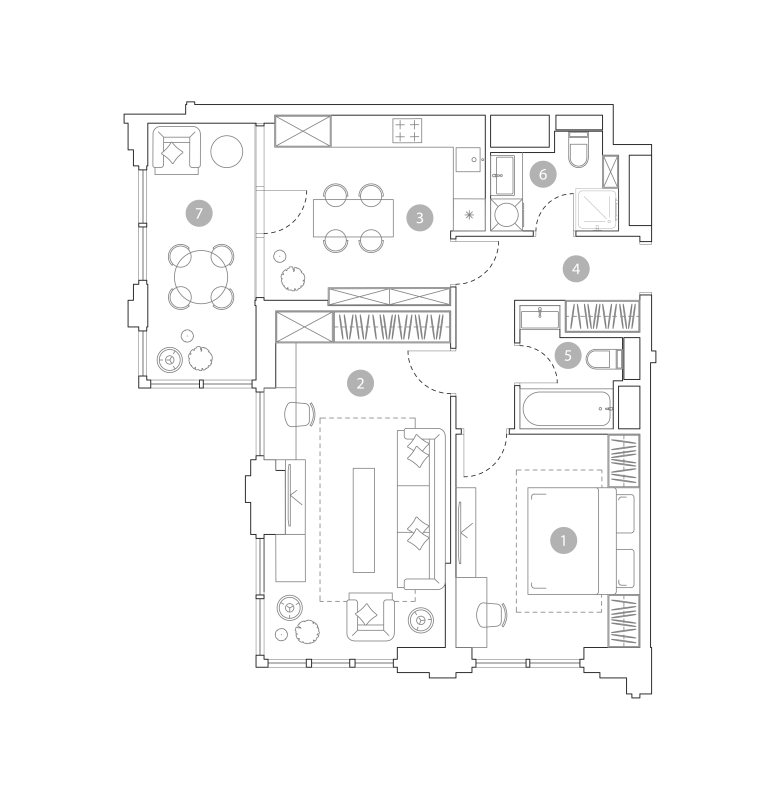2 ккв 68 м²