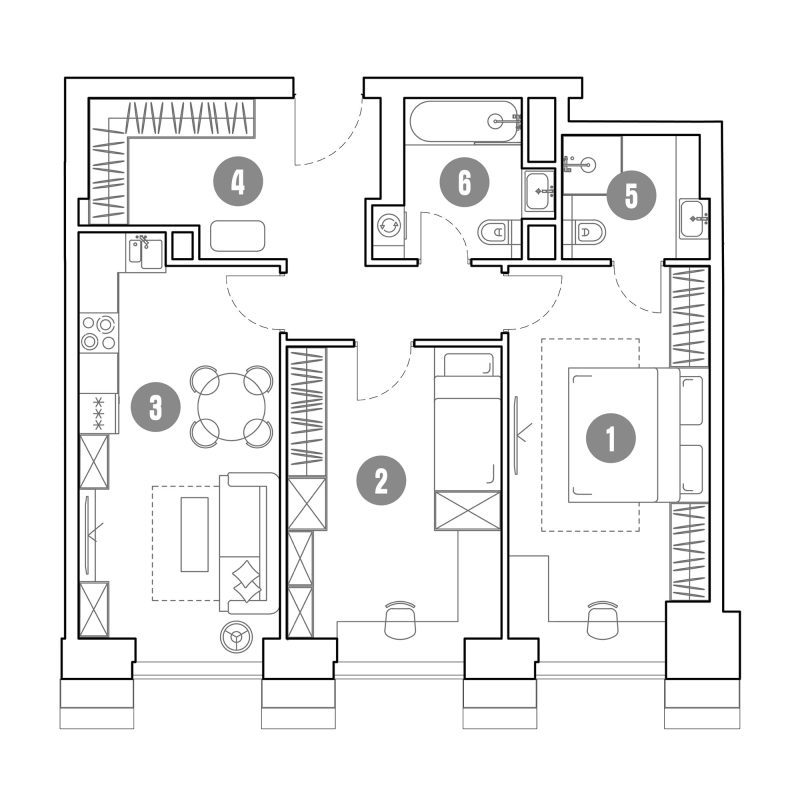 2 ккв 71,6 м²