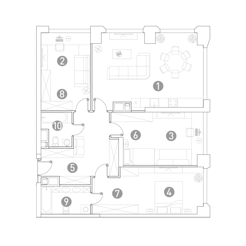4 ккв (Евро) 114,4 м²