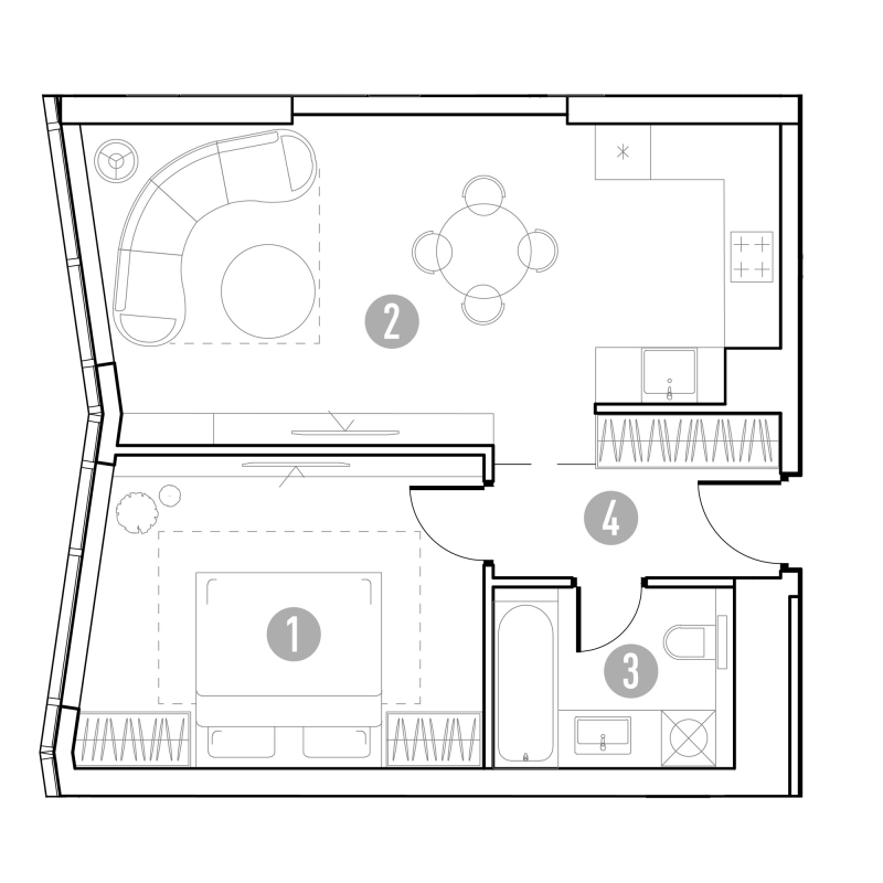 2 ккв (Евро) 48,9 м²