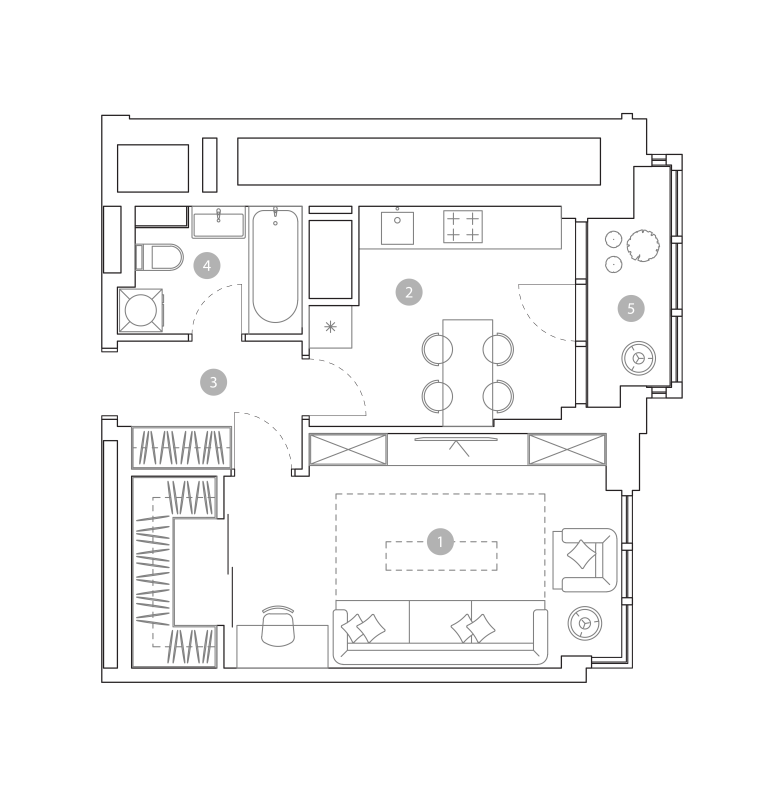 1 ккв 41,8 м²